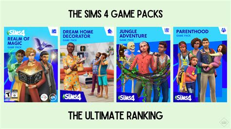 the sims 4 best game packs|The Sims 4 best expansion packs and other DLC.